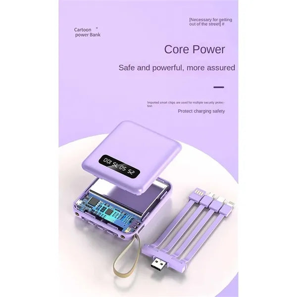 6000mAh Mini Power Bank With Digital Display