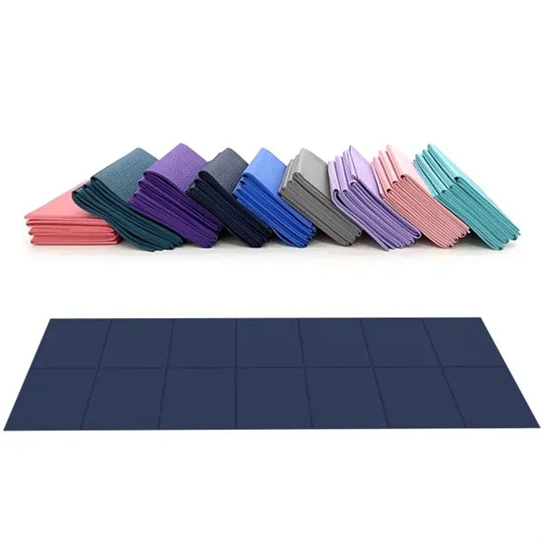 Thick Portable Foldable PVC Yoga Travel Mat