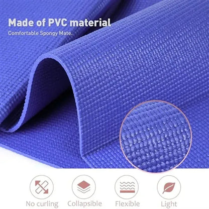 Thick Portable Foldable PVC Yoga Travel Mat