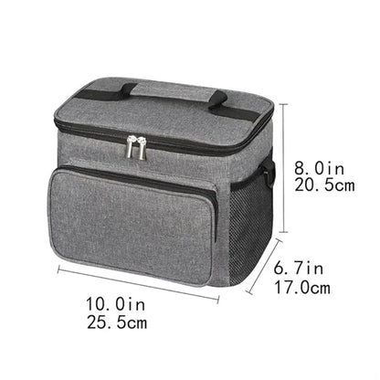 Adjustable Collapsible Insulated Lunch Cooler Bag