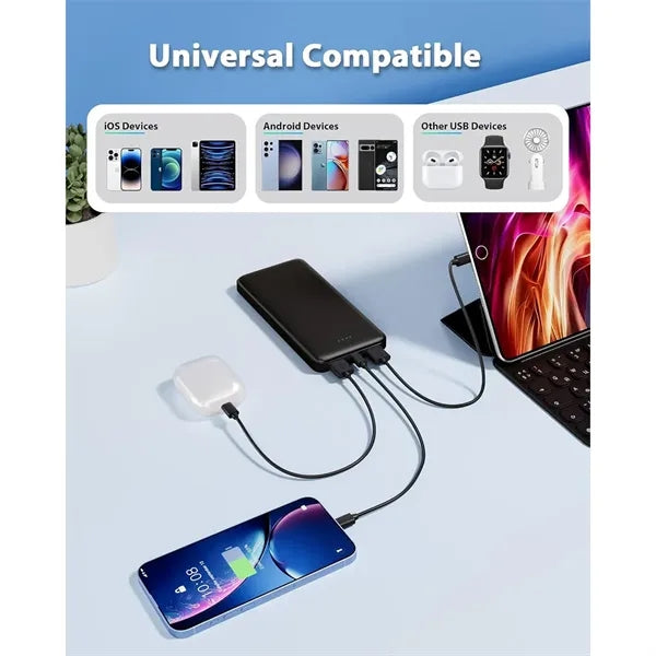 8000mAh Dual USB Portable Power Bank