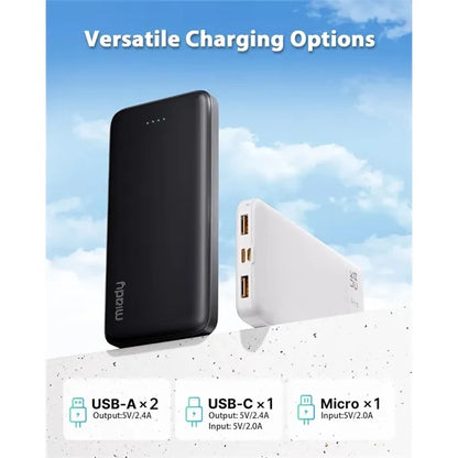 8000mAh Dual USB Portable Power Bank