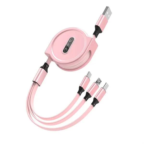Retractable 3In1 Charge