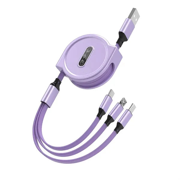 Retractable 3In1 Charge