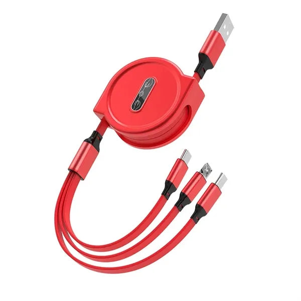 Retractable 3In1 Charge