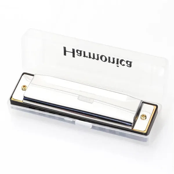 10 Holes Harmonica With Case