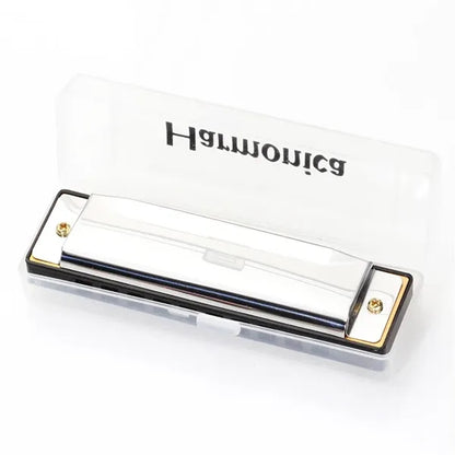 10 Holes Harmonica With Case