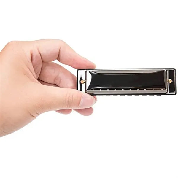 10 Holes Harmonica With Case