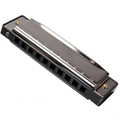 10 Holes Harmonica With Case
