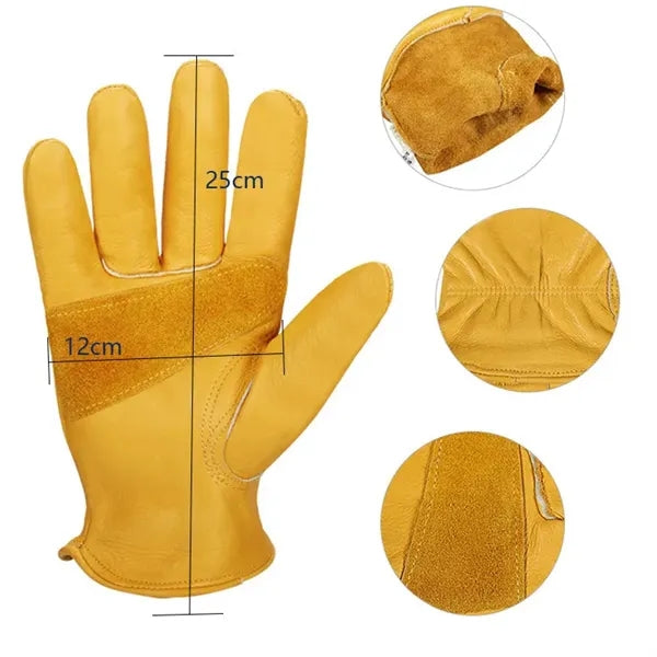 Cowhide Leather Work Gloves