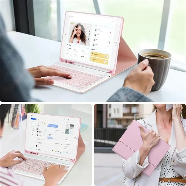All Size Apple Pad Case with Bluetooth Keyboard