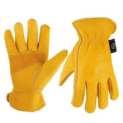 Cowhide Leather Work Gloves