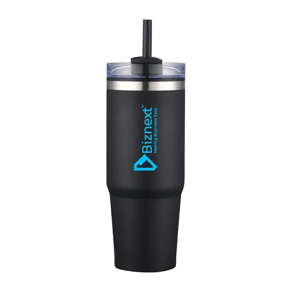 30 oz Travel Tumbler with Straw