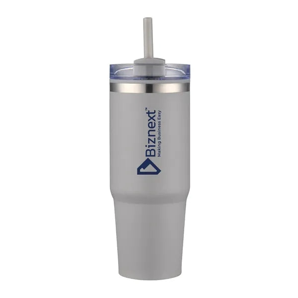 30 oz Travel Tumbler with Straw