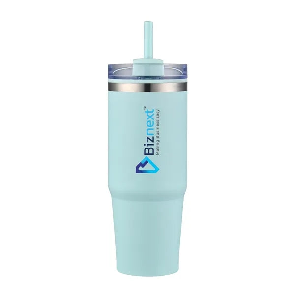 30 oz Travel Tumbler with Straw