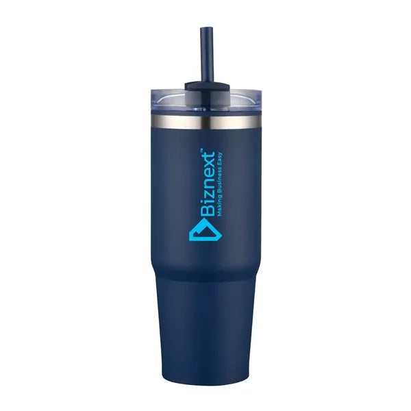 30 oz Travel Tumbler with Straw