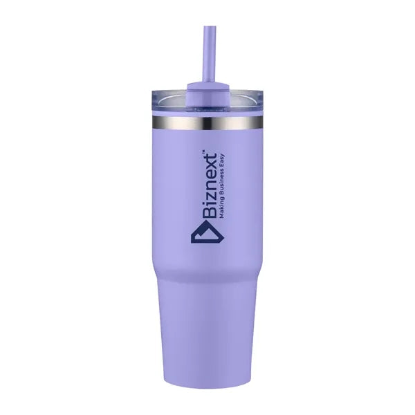 30 oz Travel Tumbler with Straw