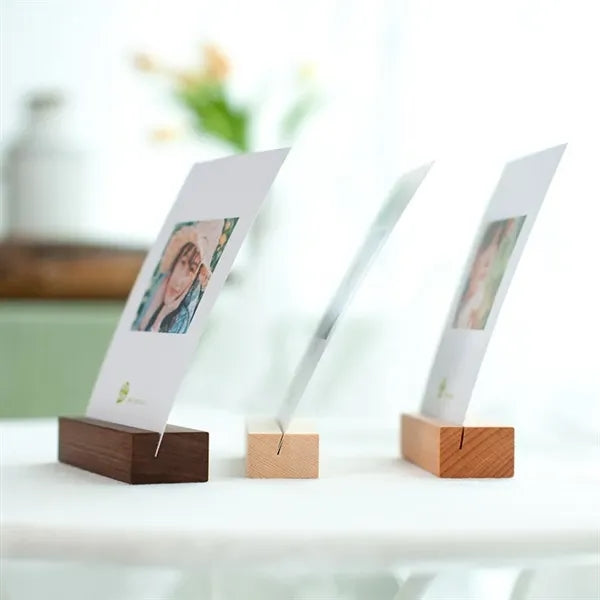 2026 Custom Wooden Desk Calendar With Stand