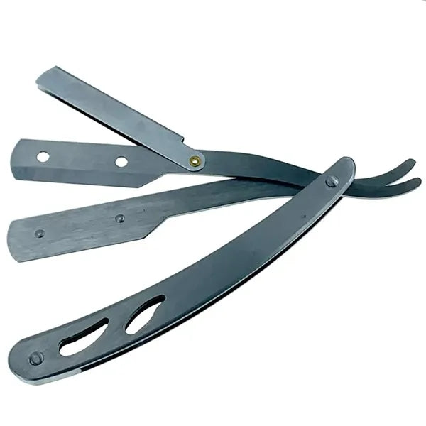 Folding Stainless Steel Straight Edge Barber Shaving Razor