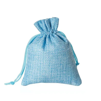 Burlap Drawstring Gift Bag Linen Jute Pouche