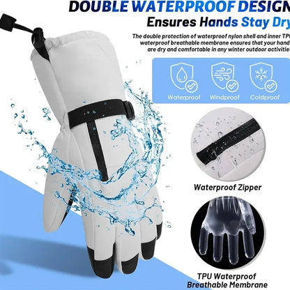 Waterproof Touchscreen Ski Gloves