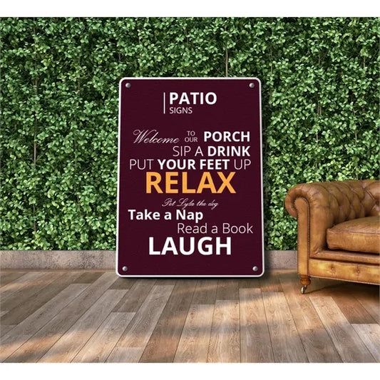 Patio Signs (1ft x 1ft/sqft)