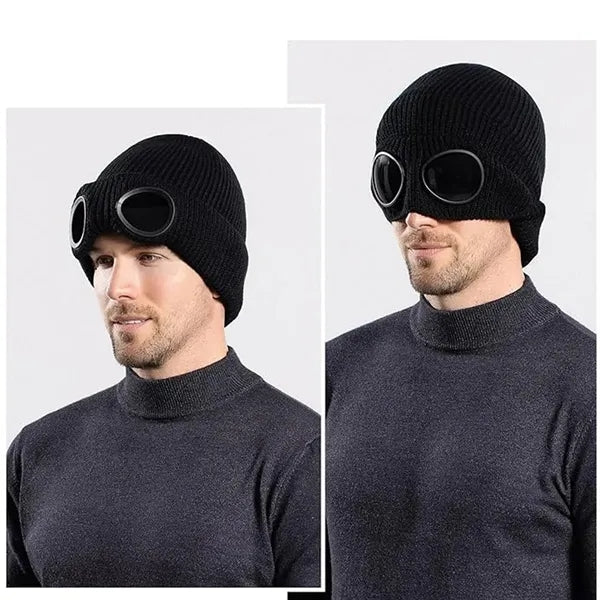 Winter Goggle Lens Beanie