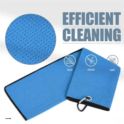 Tri-fold Microfiber Golf Towel