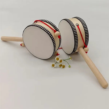 Drum-Shaped Rattle