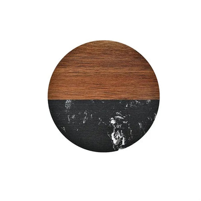 Marble And Acacia Wooden Coasters