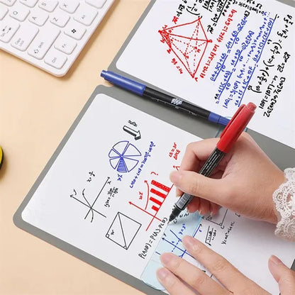 Size Whiteboard Notebook Erasable Meeting Office Home wipe