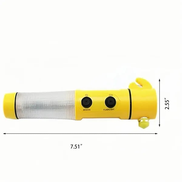 Car Safety Escape Tools LED Flashlight Hammer Breaker Cutter