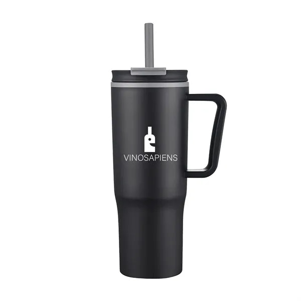 30 oz Travel Tumbler with Straw