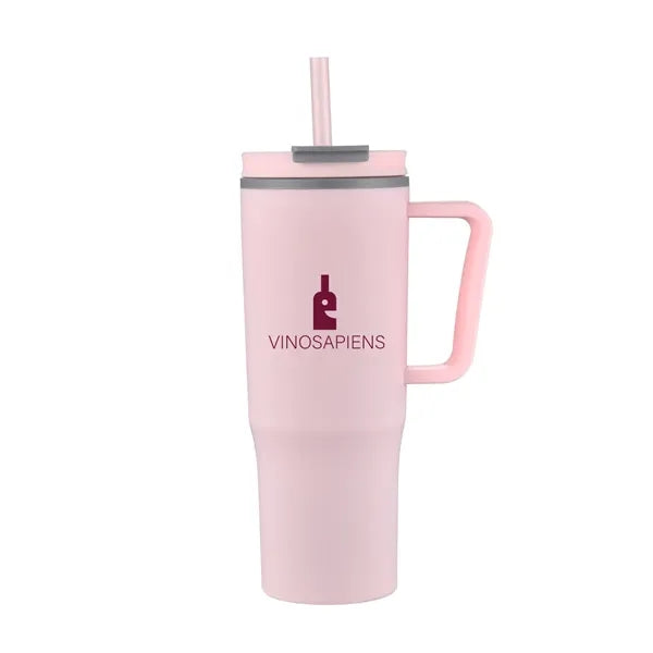 30 oz Travel Tumbler with Straw