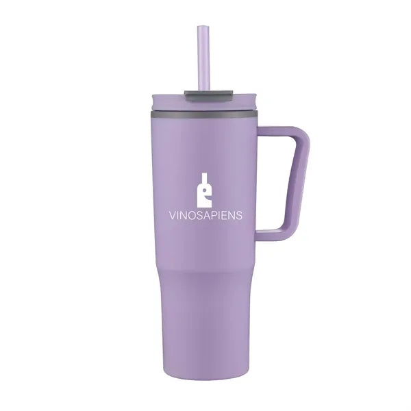 30 oz Travel Tumbler with Straw