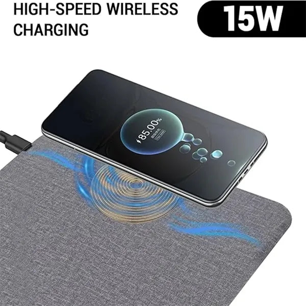 15W Wireless Charging Mouse Pad