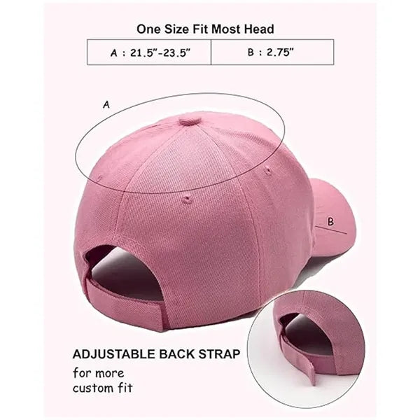 Solid Colour Hats Custom  Baseball Cap