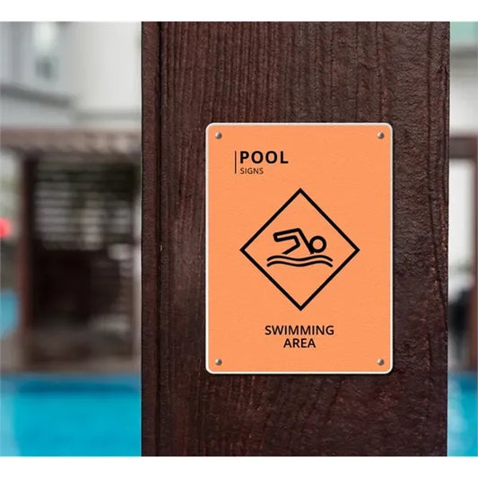 Pool Signs (1ft x 1ft/sqft)