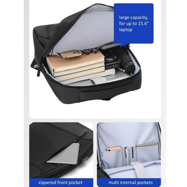 16 Inch Laptop Backpack with USB Charging Port