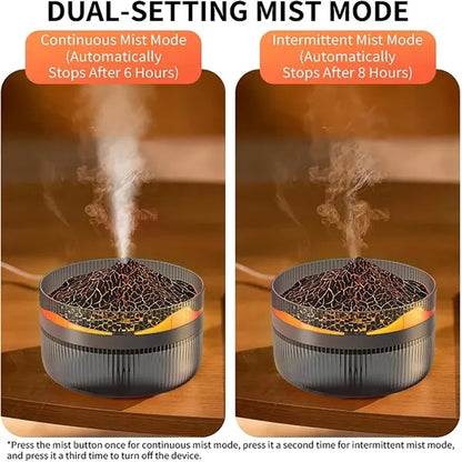 Rechargeable Volcano Bedroom Desktop Air Diffuser Humidifier