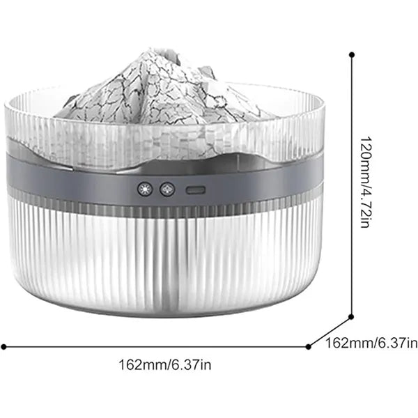Rechargeable Volcano Bedroom Desktop Air Diffuser Humidifier
