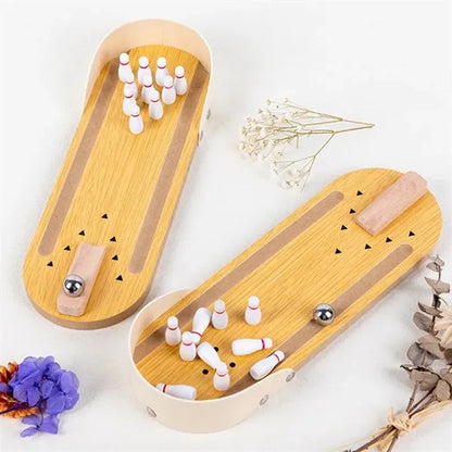 Portable Mini Bowling Game Set - Fun for Kids & Adults!