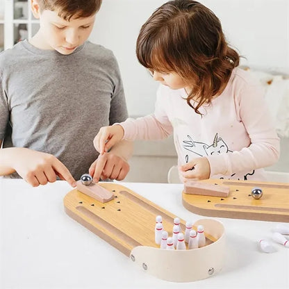 Portable Mini Bowling Game Set - Fun for Kids & Adults!