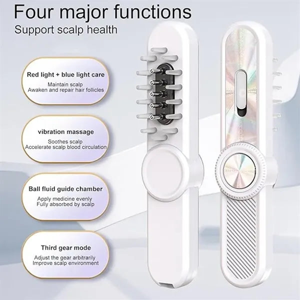 2 in 1 Electric Hair Oil Applicator Scalp Massager Comb