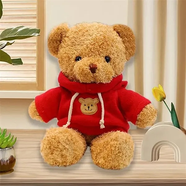 Custom Teddy Bear with Hoodie - Personalized Gift Idea