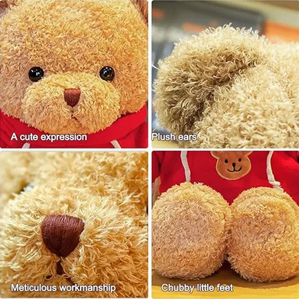 Custom Teddy Bear with Hoodie - Personalized Gift Idea