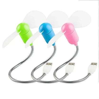 Small USB Fan With Cool Message Display