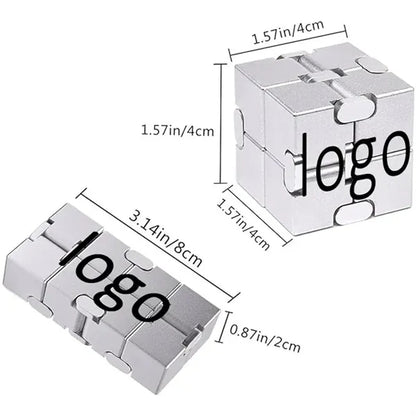 Metal Infinity Fidget Cube for Stress Relief and ADHD