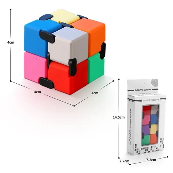 Metal Infinity Fidget Cube for Stress Relief and ADHD