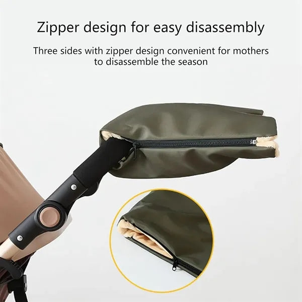 Baby Stroller Hand Muff Warm Pram Gloves